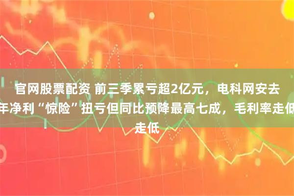 官网股票配资 前三季累亏超2亿元，电科网安去年净利“惊险”扭亏但同比预降最高七成，毛利率走低